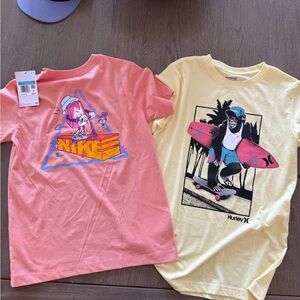 Hurley and Nike kids tshirts